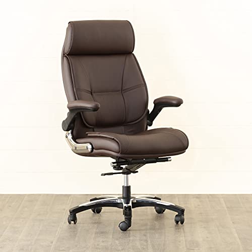 Image of Home Centre | Aubrey | Upholstery | Study and Office Chairs | Brown | 1 Year Warranty