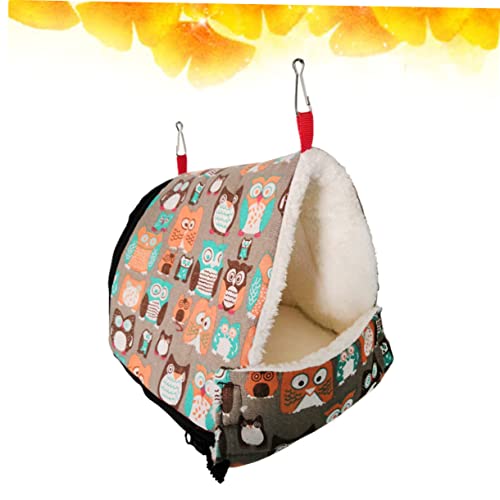 Balacoo Hamster Destacável Aleatória Esquilo Rede Cama Quente Ouriço Ninho De Dormir Confortável Inv