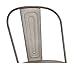 BTEXPERT® Industrial Metal Antique Rustic Distressed Dining Side Chair (Set of 4)