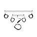 CANMIYOU Spreader Bar Position Master Thigh Spreader Adjustable Handcuffs Restraint Sports Training aid Tools for Legs For couples Life
