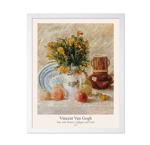 Monem Art Vintage Van Gogh Poster - Retro Vase with