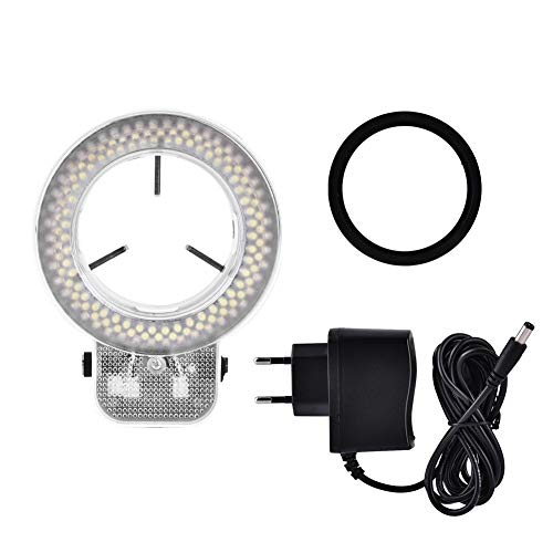 144 LED Anneau Lumière pour Microscope : Résout les Problèmes d'Ombres et Fatigue Visuelle