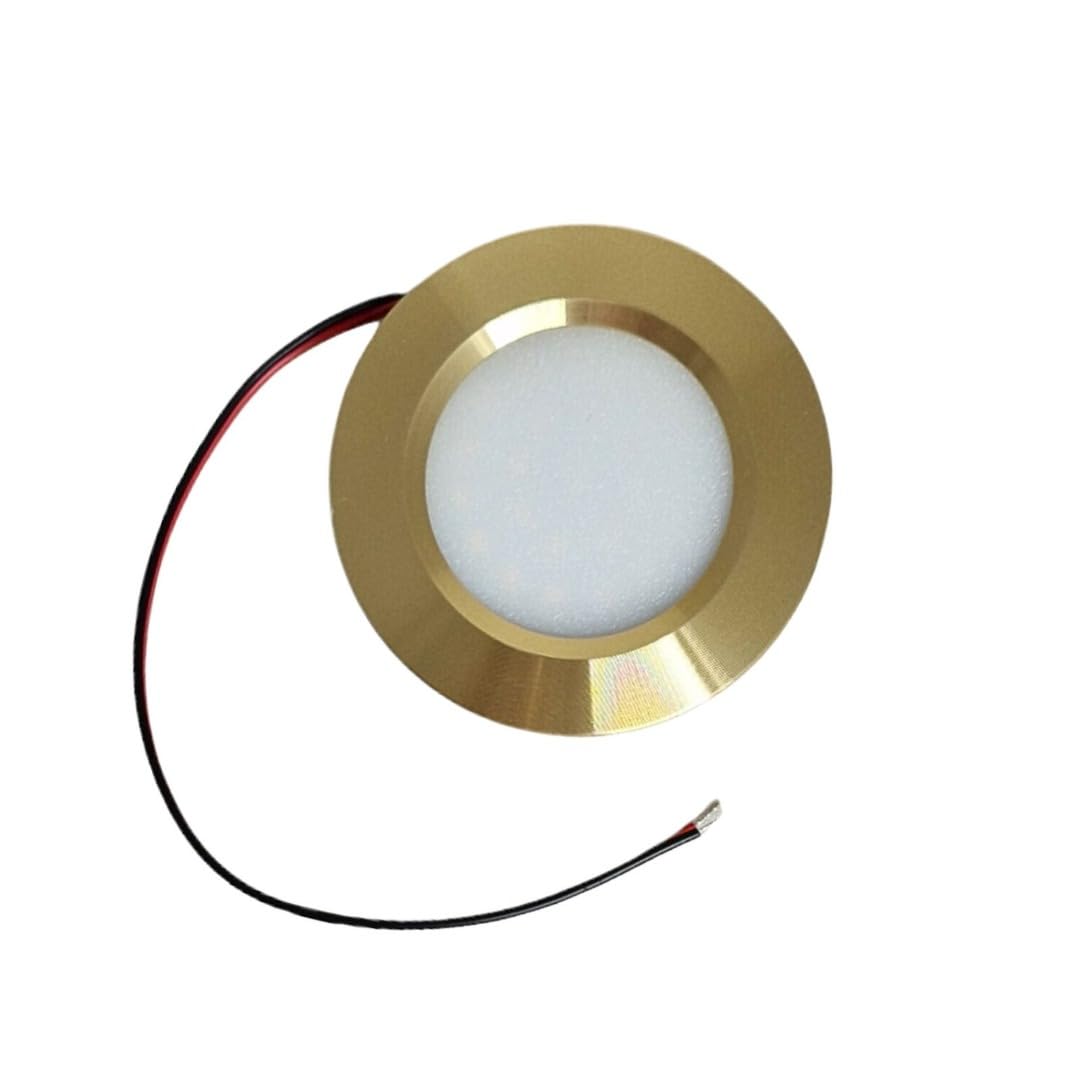 Marvix LED-Deckenleuchte, 12 V, 24 V, dimmbar, 6 W, Hochglanz, Tag-/Nacht-Berührungsschalter