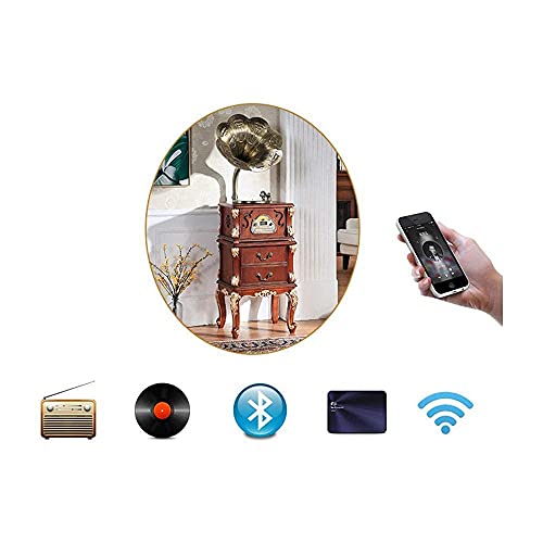 Haut-Parleur Bluetooth rétro Rétro klaxon Tourne-Disque Bluetooth Tourne-Disque Vinyle Centre de Musique stéréo en… - Les Beatles, Paul McCartney, John Lennon, RIngo Starr, George Harrison Haut-Parleur Bluetooth rétro Rétro klaxon Tourne-Disque Bluetooth Tourne-Disque Vinyle Centre de Musique stéréo en… – Image 5