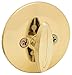 Kwikset 660 Single Cylinder Deadbolt in Polished Brass