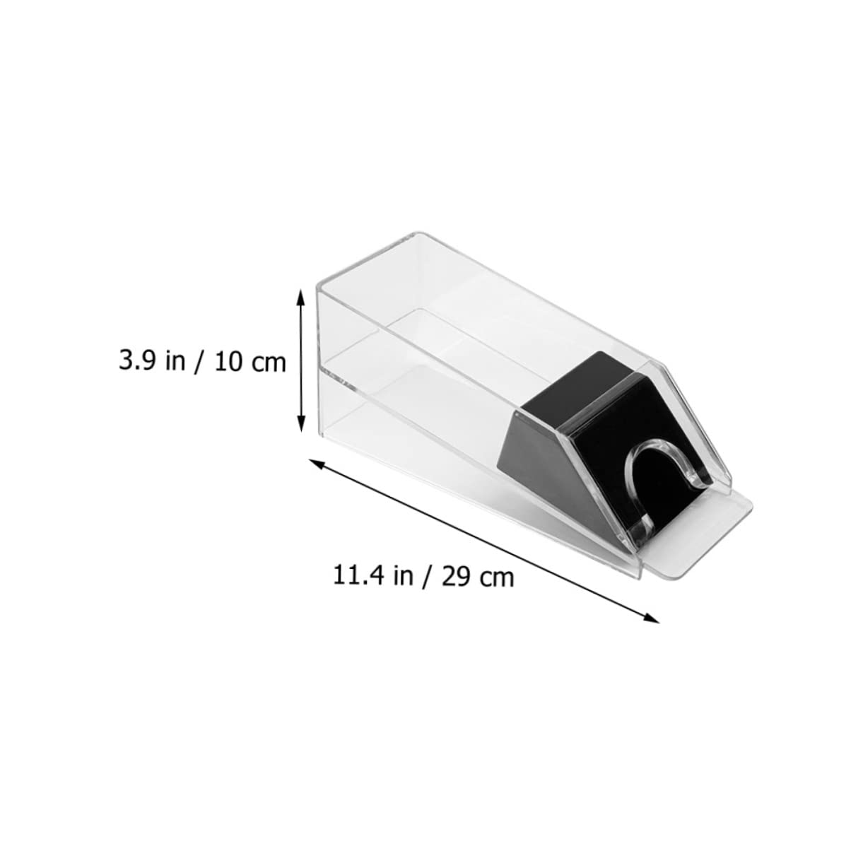 Distributore di Carte da Gioco Portatile 1 Pz in Acrilico | Uso per Scacchi e Giochi di Famiglia, Struttura Heavy-duty Bordi Arrotondati, Finitura Resistente