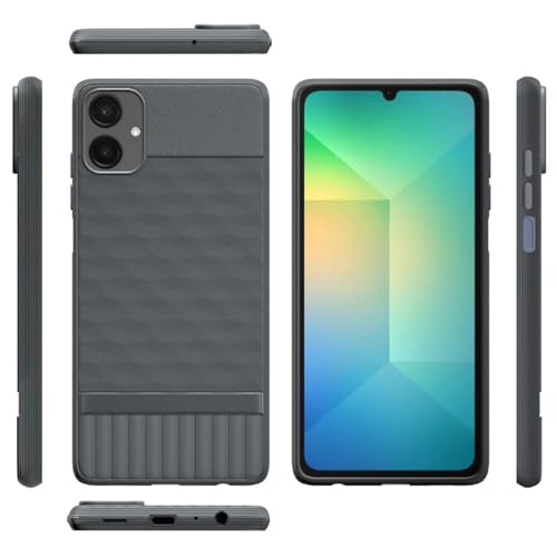 Image of Shockproof Case for Samsung Galaxy A06 5G / A06 4G | Full Camera Protection | TPU Flexible Back Cover for Samsung Galaxy A06 5G / A06 4G (Graphite Grey)