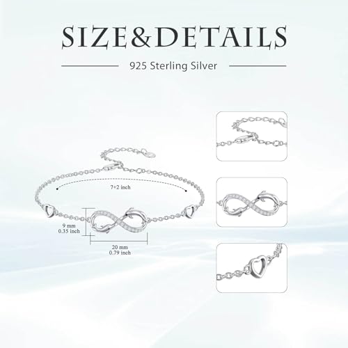 Image of 925 Sterling Silver Layered Ankle Bracelets for Women Jewelry Gifts | 925 Sterling Silver Layered Sea Turtles /Elephant /Wave Anklet Animal Bracelet Summer Ocean Beach Jewelry Gifts for Women