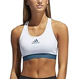 Ajuste de compresión adidas Womens Don\'t Rest Alphaskin Padded Bra Halo Blue/Wild Teal 3X