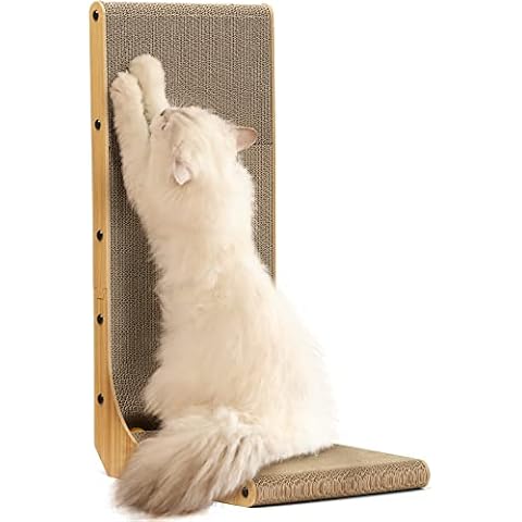 Rascador de gatos FUKUMARU en forma de L Cover