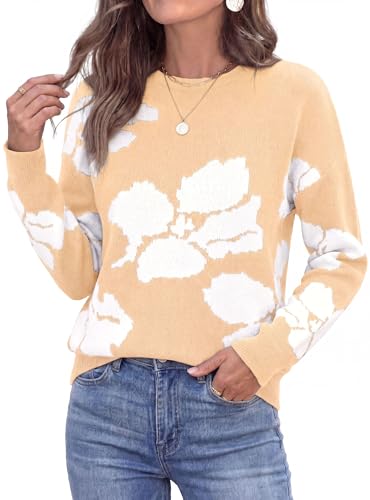 Womens Floral Sweater - image 2