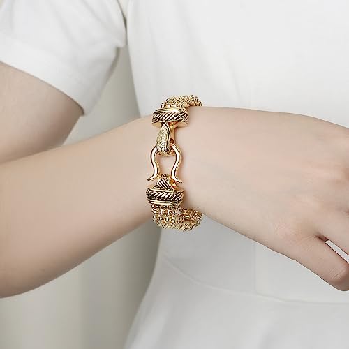 UNY Jewelry Antique Fashion Popcorn Chain Designer Brand Inspired Women Unique Christmas Gifts Bracelets3
