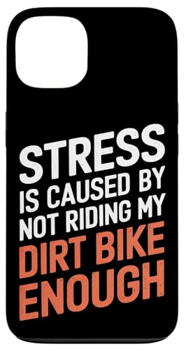 Le stress est causé par le fait de ne pas rouler assez sur ma moto tout-terrain Coque pour iPhone 13