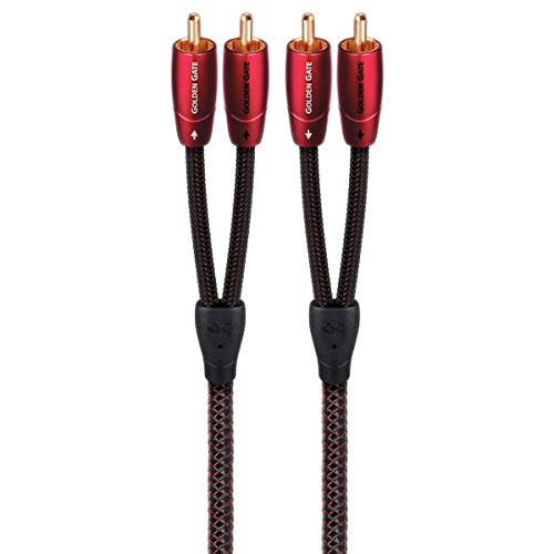 AudioQuest Golden Gate RCA to RCA Analog Interconnect Cable - 0.6 Meters
