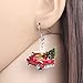 Produktbild EHXWL Acryl Weihnachtsbaum Auto Cane Ohrringe Tropfen Baumeln Festival Dekoration Schmuck Für Frauen Mädchen Kinder Teen Geschenk Zubehör