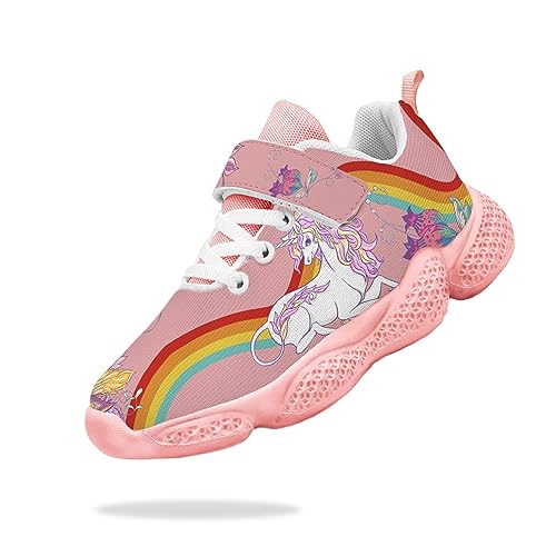 Unicorn Shoes for Boys Girls Kids Sneakers Tennis Shoes Painted Running Shoes