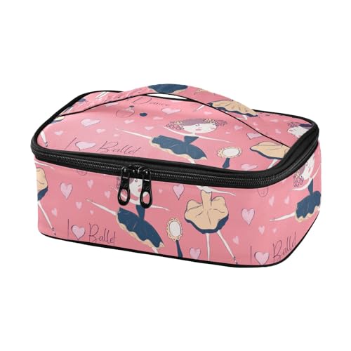 Chifigno Ballerina And Accessories Cooler Bag, Lunch Bag Insulated, Lunch Box Small, Travel Lunch Bag, Girl Lunch Boxes For School cover