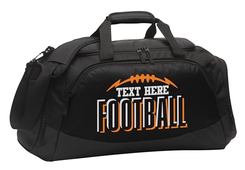 Personalized Football Bag with Cleat Compartment