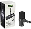 Shure MV7X XLR Podcast Microphone - Pro Quality Dynamic Mic & HyperX Cloud II – Gaming Headset PC/PS4/PS5, Red #2