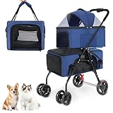 Rengue Dogs Carriers Double Stroller