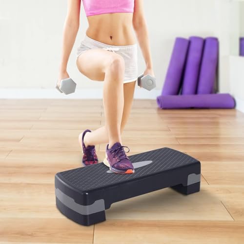 Media plataforma aeróbica Umbro Steps Fitness regulable de 10 y 15 cm para ejercicios en casa 2