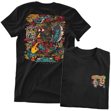 T-shirt Killer Acid homme Change Yourself noir coton streetwear en taille M