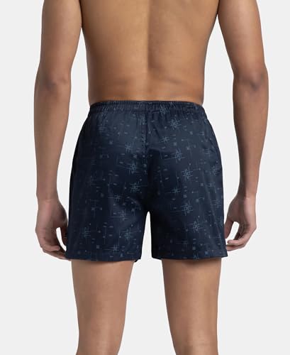 Image of Jockey 8222 Men's Super Combed Mercerized Cotton Woven Printed Inner Boxers with Ultrasoft and Durable Inner Waistband (Pack of 2)