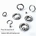 BodyBonita G23 Titanium Septum Rings PA 00G Captive Bead Spring Action CBR Monster Screwball for Men Women Ear Weights for Stretched Ear Piercing Body Jewelry 16mm Silver