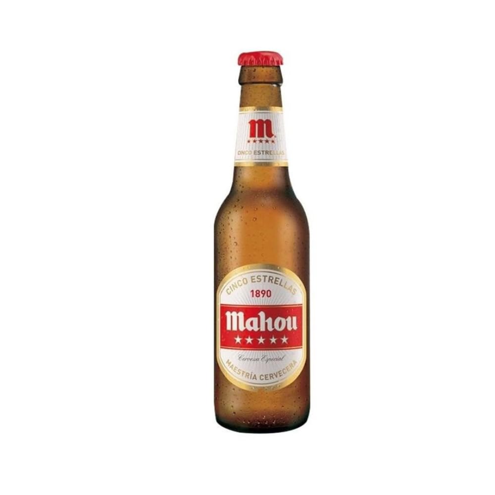 Mahou 5 Estrellas Botella Retornable 33CL Megapack De 5 Cajas De 24 Botellas 33CL Retornables
