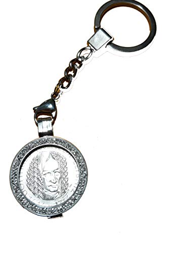 Moneda de Plata 5 DM 1967 Leibniz Llavero Colección Numismática Antigua
