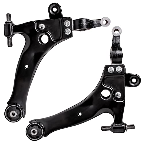 Image of Detroit Axle - 12pc Front End Kit for 2001-2005 Hyundai Sonata 2001-2006 XG300 XG350 Kia Optima, 2 Upper Control Arms with Ball Joint 2 Lower Control Arms 2 Sway Bars 4 Tie Rods 2 Boots Replacement