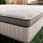 TXO Matelas 140x190 x 25 cm, Matelas Hybride Anti-Boulochage, soulagement de la Pression grâce à Une Conception en 7 Zones, Ressorts ensachés Individuellement avec fermeté Moyenne, certifié Oeko-Tex