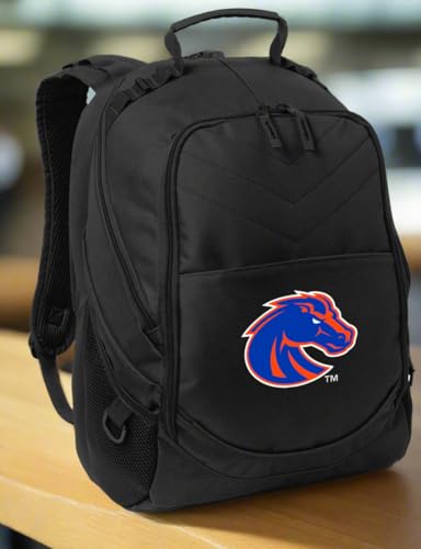 Image of Broad Bay Boise State Backpack | Official BSU Broncos Logo, Padded Laptop Computer Section, Premium 600 Denier Nylon Fabric,