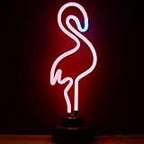Neonetics Business Signs Flamingo Neon Sign Sculpture, Pink