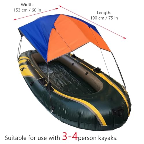 Taud de soleil pour canoë idéal pour vos sorties de pêche en barque