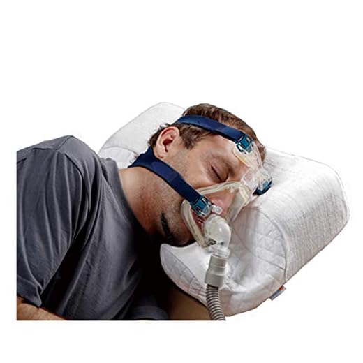 SUN RDPP CPAP-kudde professionell för att sova med CPAP-maskin, fungerar för de som sover på sidan, ryggen och magen, lindrar läckage, minskar buller