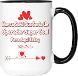 Humorous Gift Idea Inspirational Gift for Operators, Gift Idea for Graduation - Killing It Quote on Large 15 Oz White Ceramic Black Inner Mug