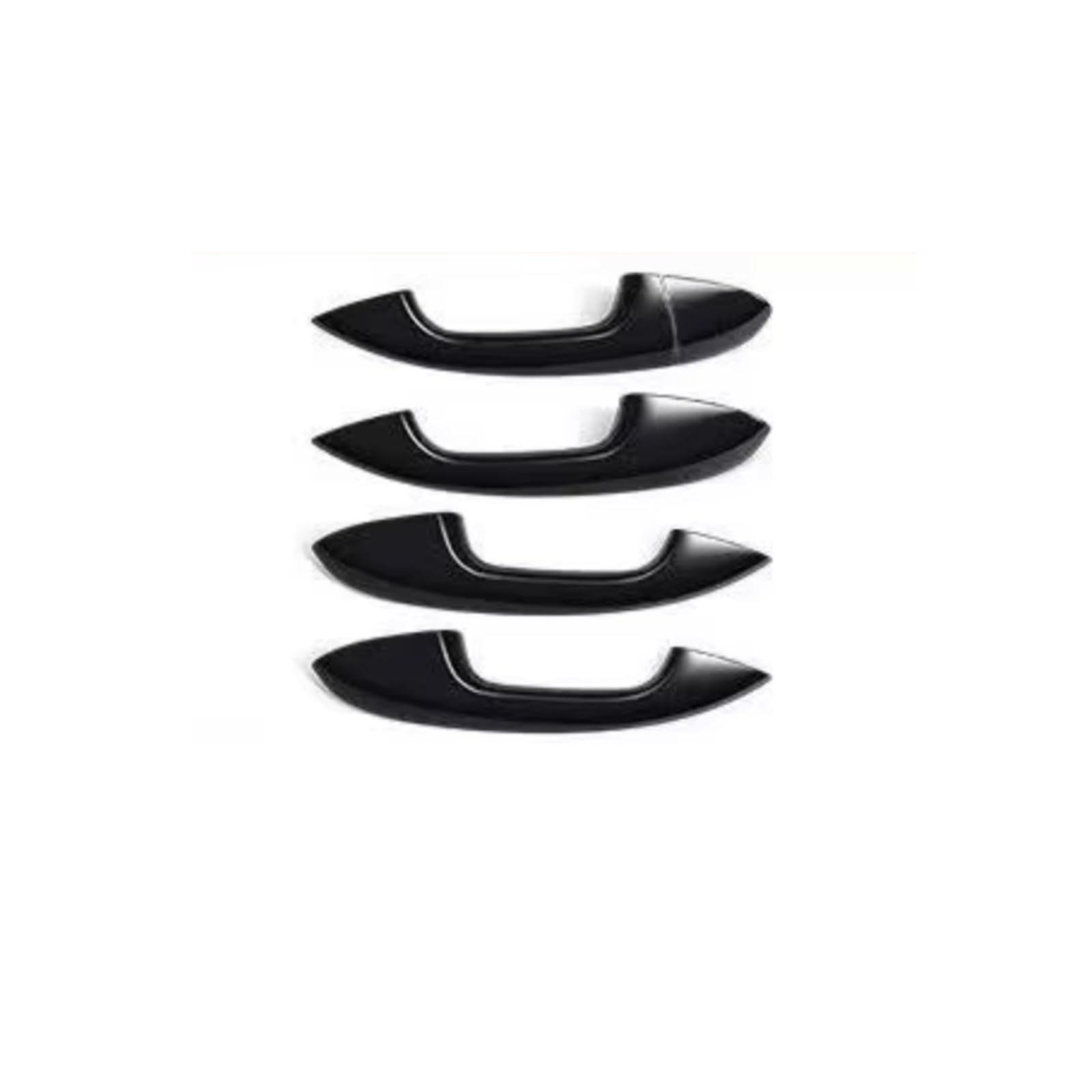 Rcuihgfb Black Door Handle Shell Compatible With Benz For X253 2016-2022 For C118 X118 2020-2024 Car Exterior Door Handle Cover Trim Set(Black)
