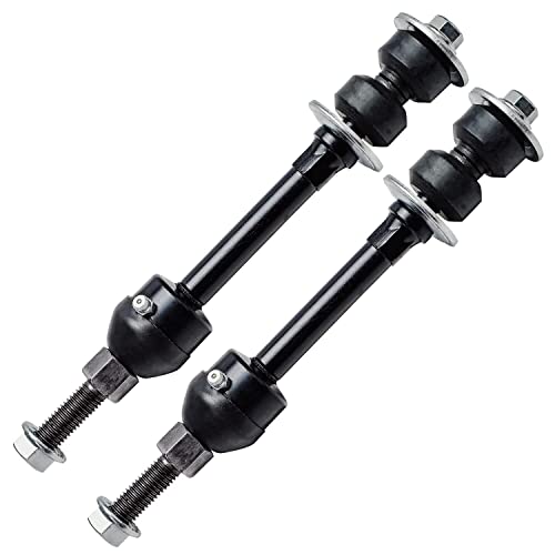 Image of Detroit Axle - 2WD Front End Suspension Kit for 2002-2005 Dodge Ram 1500, Upper Control Arms w /Ball Joints Tie Rods Sway Bars Boots 2003 2004 Replacement - 10pc Set