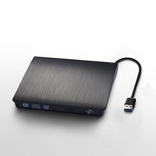 MthsTec USB 3.0 Slim Lightscribe External DVD Burner/Writer DVD CD Drive for Laptops/Desktops，Windows 10 Compatible-Black - Thumbnail 3