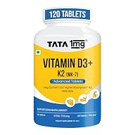 Tata 1mg Vitamin D3 + K2 (MK-7) 600 IU + 55 mcg — Vitamin K2 Supplements
