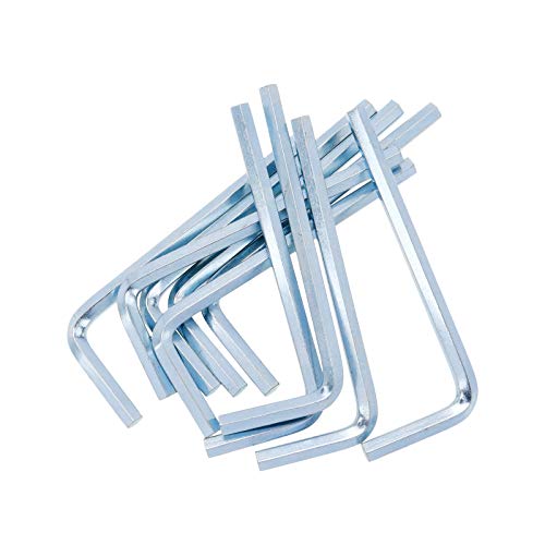 Tsnamay 4Mm Hex Key Wrench L Shaped Hexagon Head Repairing Tool - (10 Pcs) #TOP3