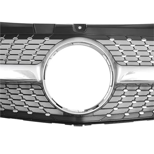 Grille calandre Mercedes W639 Viano Vito look diamant argenté en ABS premium - 5