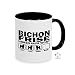 Produktbild siviwonder Tasse Kaffeebecher Bichon Frise Hören aufs Wort Hund Hunde Fun schwarz
