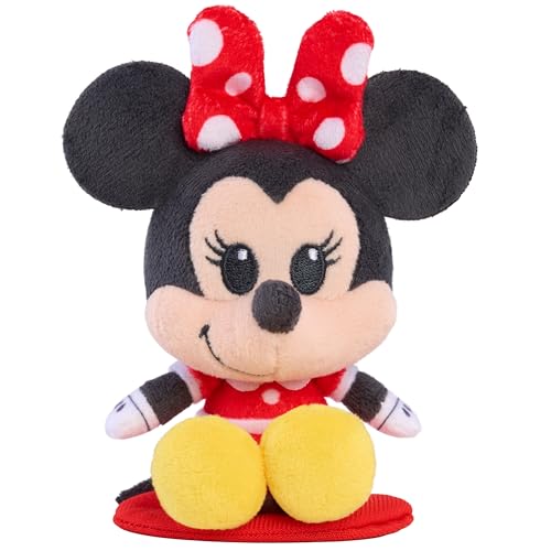 Disney Classics Perch’d 5-inch Shoulder Plush Minnie Mouse Stuffed Animal, Wearable Plushie, Soft Toy for Fans, Girls, Boys, Kids, Ages 3 and Up by Just Play
