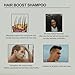 Root Activator Shampoo for Men,Hair Regrowth Root Activator Shampoo for Hair Loss and Thinning Hair, Nourish and Shine Revitalizing, Black(3pcs)