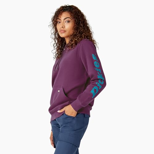 Image of Dickies womens Heavyweight Logo Sleeve Pullover