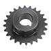 uxcell 24 Tooth Roller Sprocket B Type, 25 Chain, Single Strand 1/4