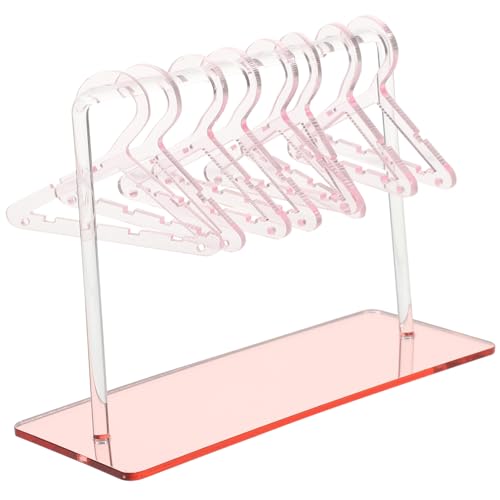 Ipetboom Soporte Colgador de Pendientes Acrílico Transparente Organizador Joyas para Hogar y Tienda Exhibidor Práctico y Duradero Color Rosa Dorado