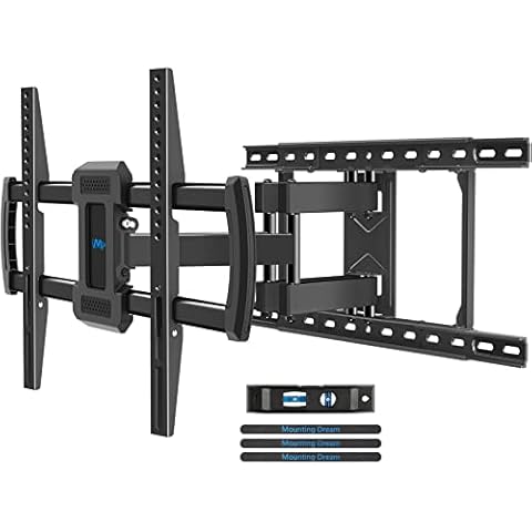 Mounting Dream TV Wall Mounts TV Bracket for Most 42-84 Inch TVs, UL Listed Premium TV Mount Full Motion with Articulating Arms, Max VESA 600x400mm and 100LBS, Fits 16", 18", 24" Studs, MD2296-24K Cover